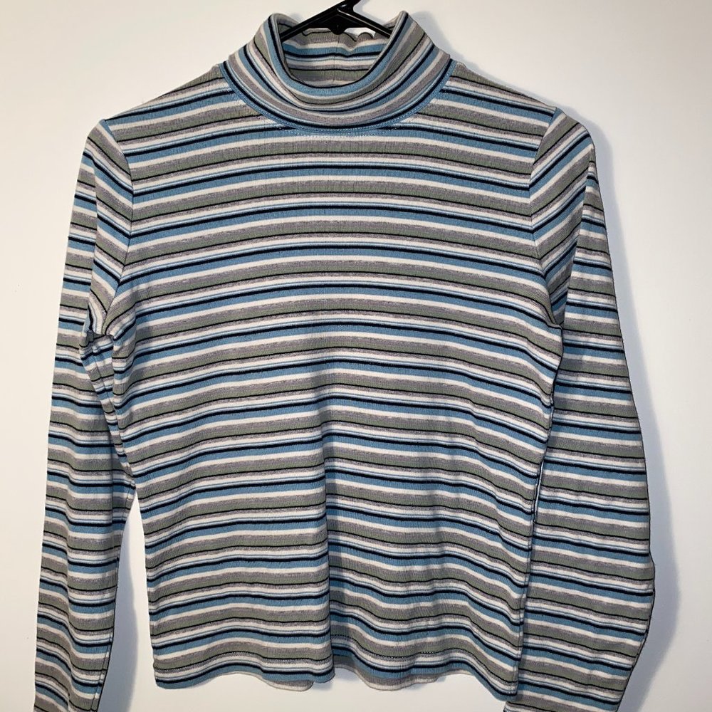Striped Turtleneck